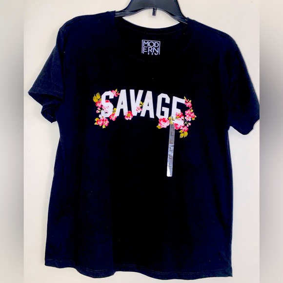 Savage black tee - Picture 1 of 5